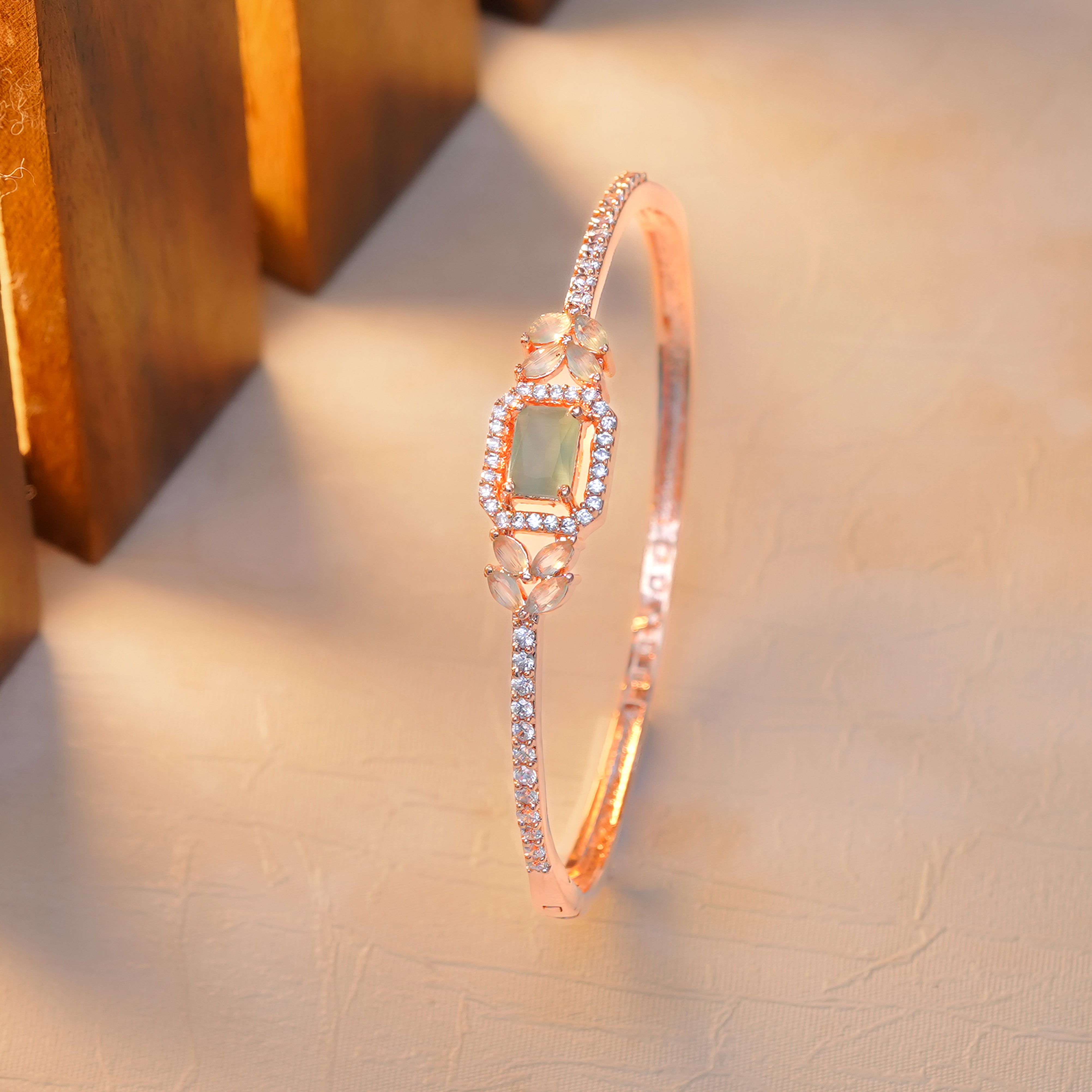 Regal Radiance Diamond Studded Bracelet