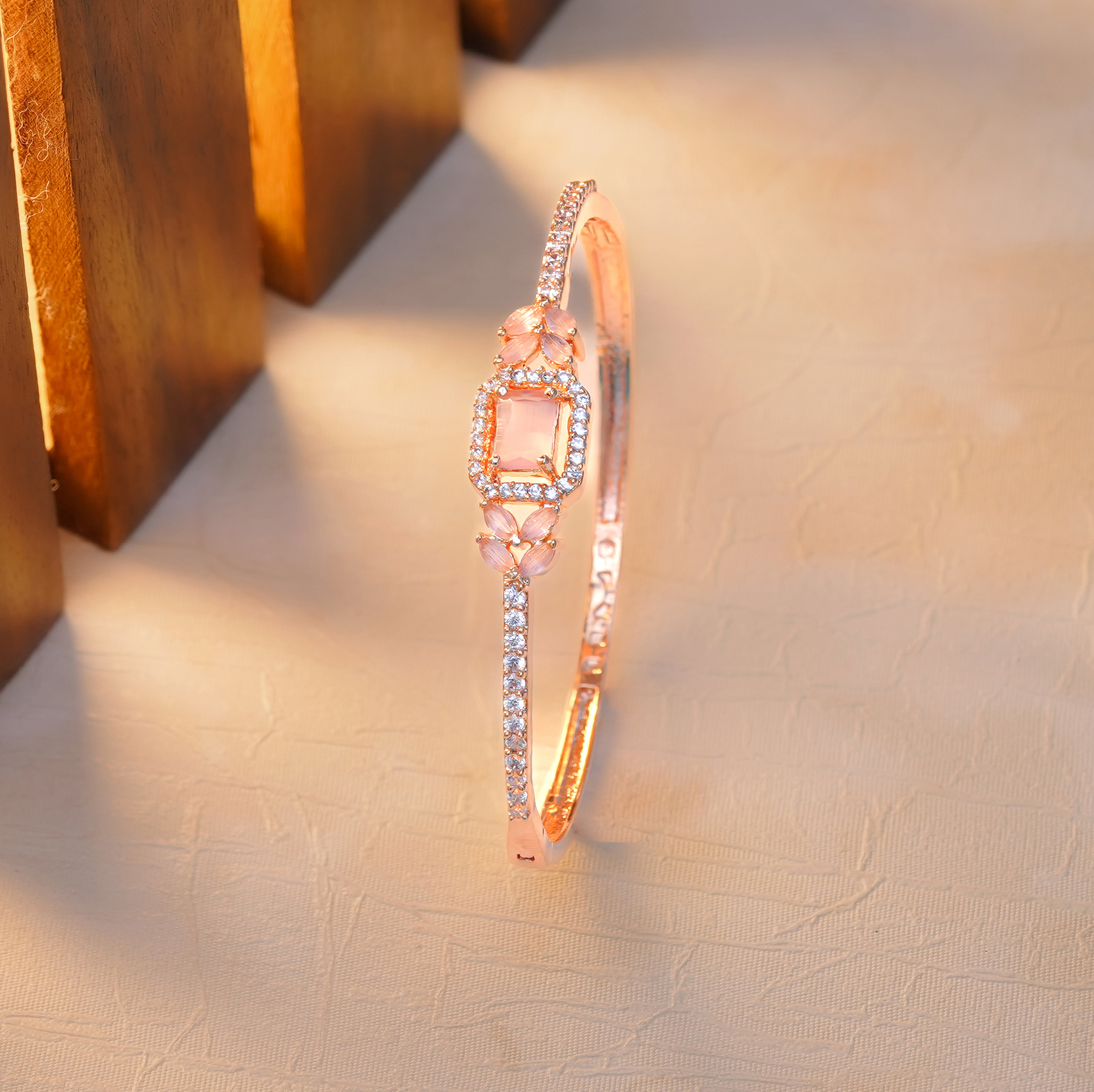 Regal Radiance Diamond Studded Bracelet
