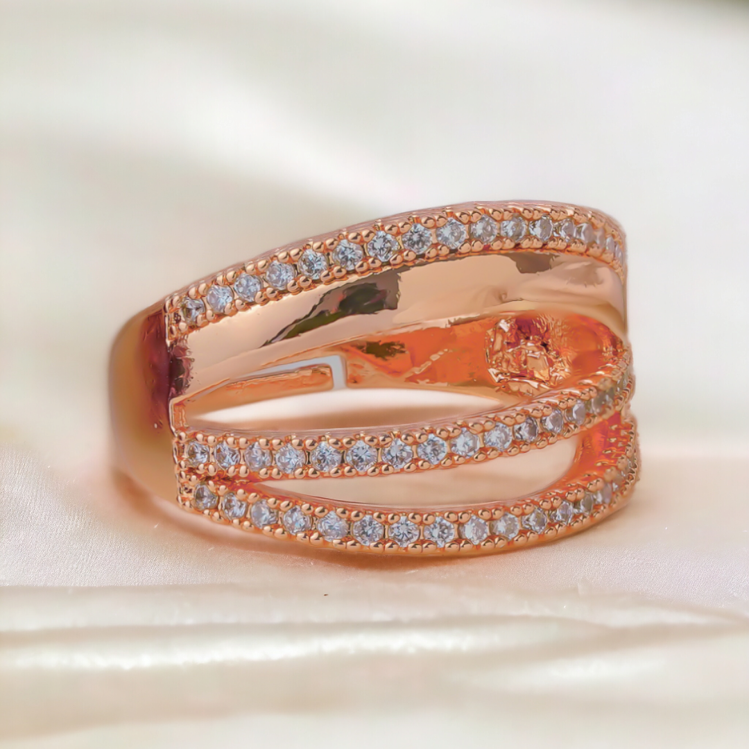 Signature Style: Artisan Rose Gold Designer Ring