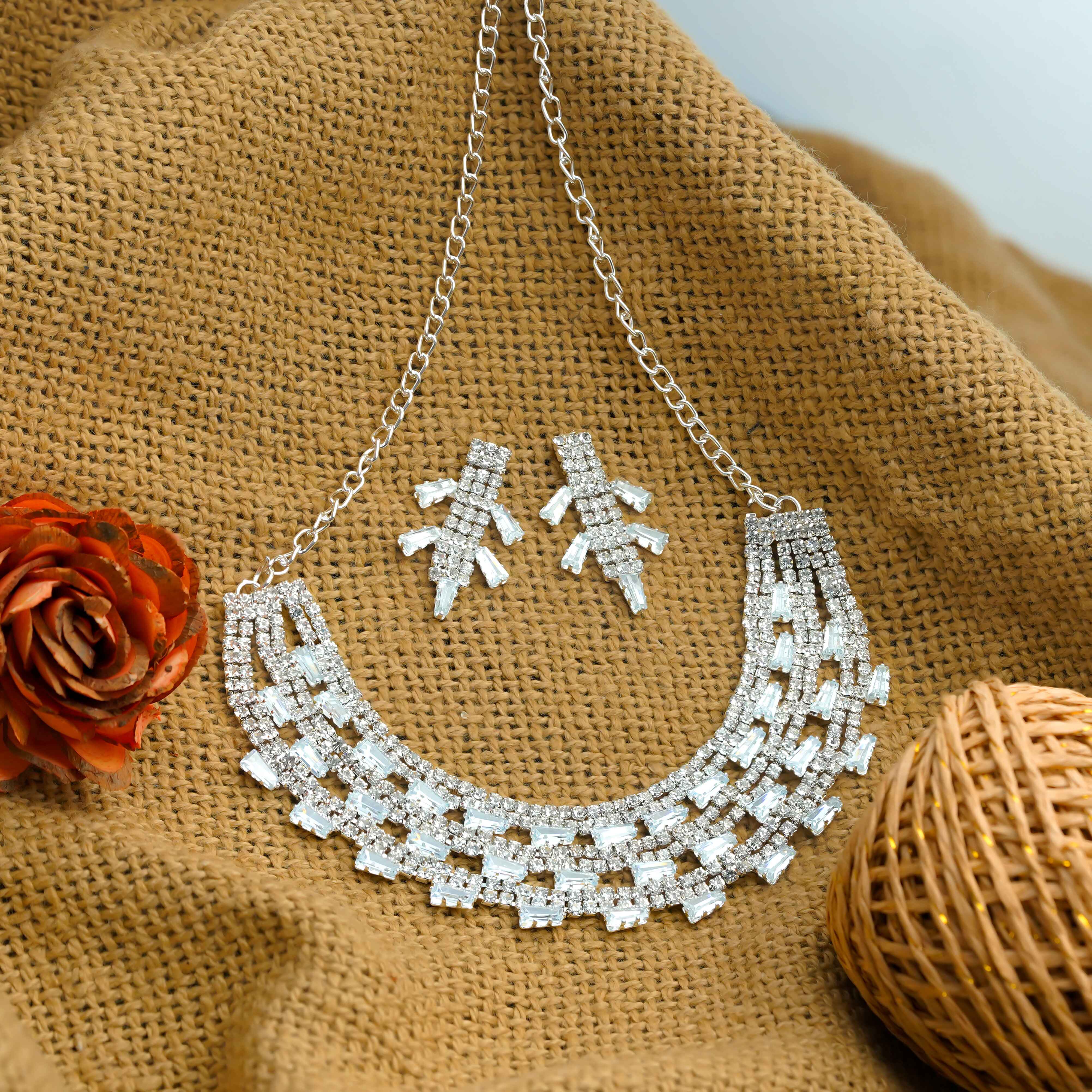 Gleaming Grace: Shine Bright in Our Radiant Necklace Sets
